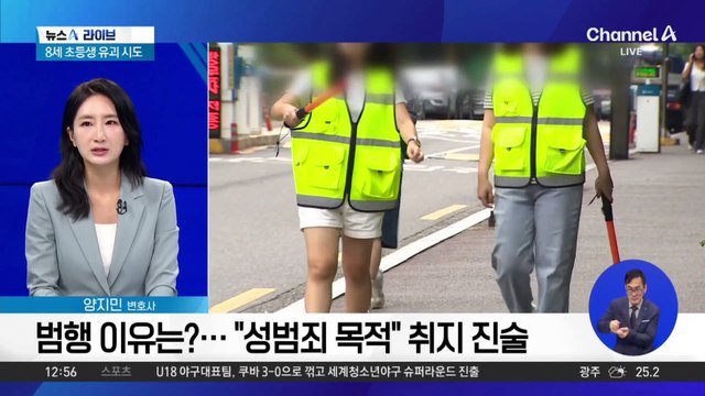 고교생이 8살 여아 유괴 시도…“성범죄 목적” 취지 진술