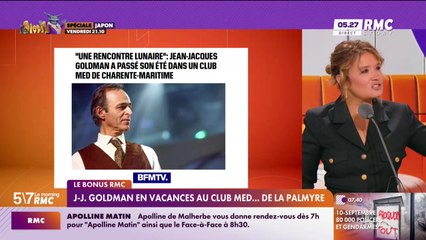 Le bonus RMC : Jean-Jacques Goldman en vacances au Club Med... de la Palmyre - 10/09