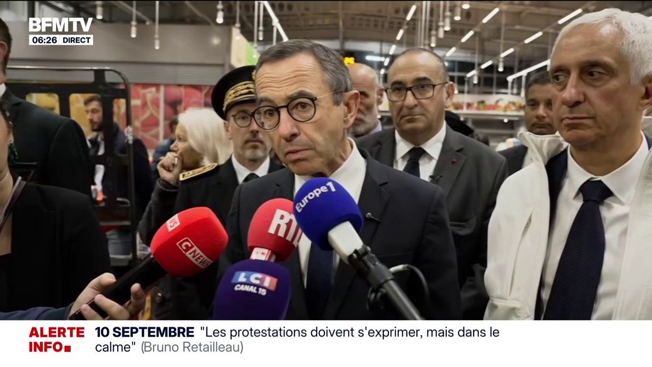 10 septembre: Bruno Retailleau évoque "une récupération politicienne qui a sans doute conduit à une forme de démobilisation"