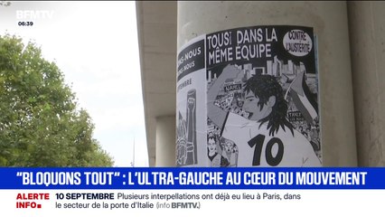 "Bloquons tout": un mouvement porté par l'ultra-gauche