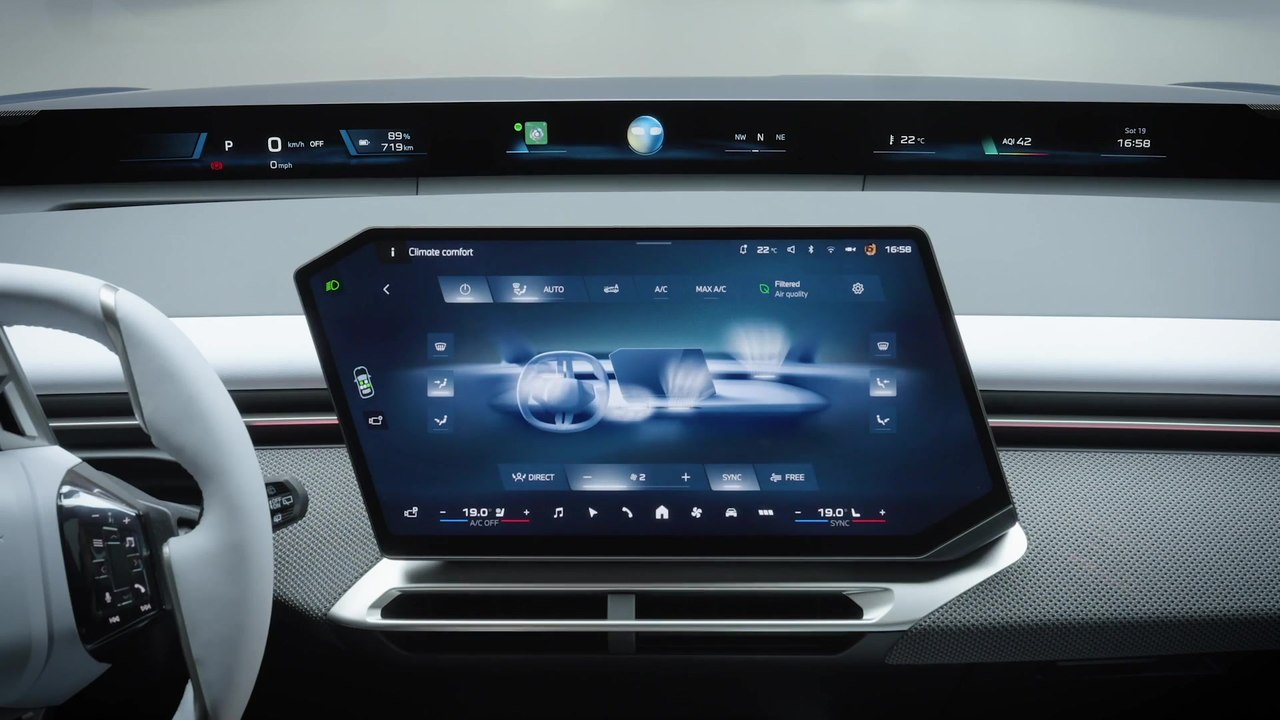 Der neue BMW iX3 50 xDrive - Klimaautomatik