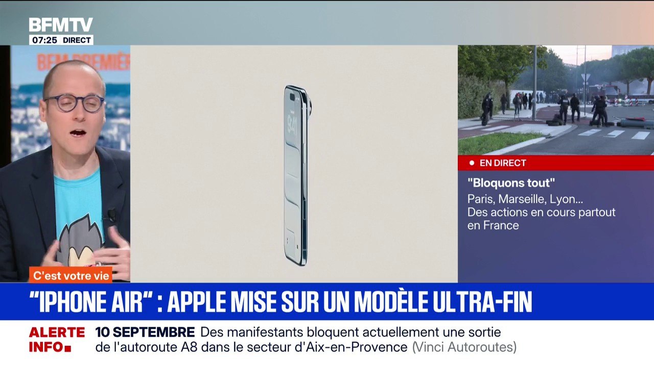 iPhone Air, iPhone 17, 17 Pro et Pro Max: Apple présente ses nouveaux téléphones