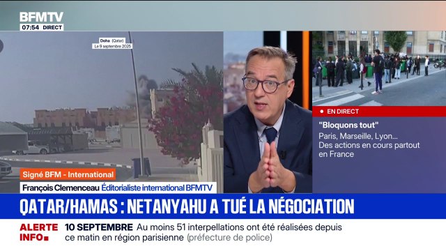 Signé BFM - Attaque israélienne au Qatar: un point de non-retour dans la négociation pour la libération des otages retenus à Gaza?