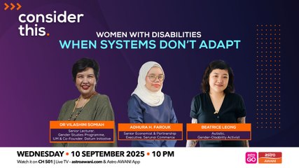 Consider This: Women with Disabilities (Part 1) — When Systems Don’t Adapt