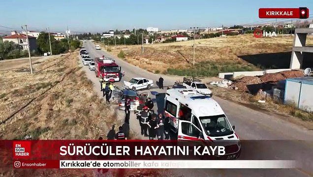Kırıkkale’de otomobiller kafa kafaya çarpıştı: Sürücüler hayatını kaybetti