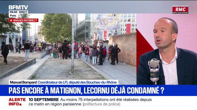 10 septembre: LFI appuie les mobilisations mais ne les dirige pas , souligne Manuel Bompard