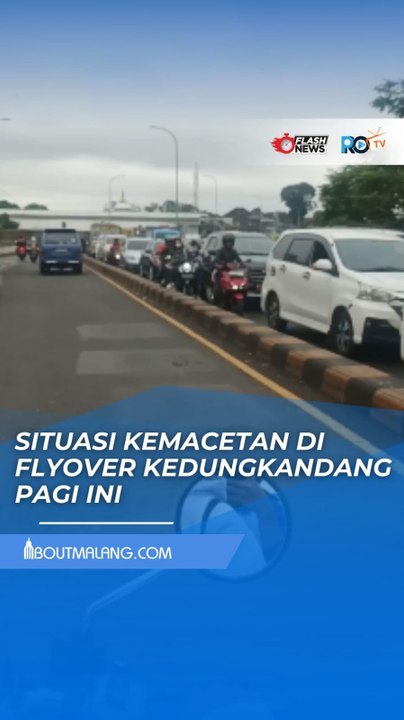 TRUK MOGOK DI FLYOVER KEDUNGKANDANG BUAT MACET PANJANG