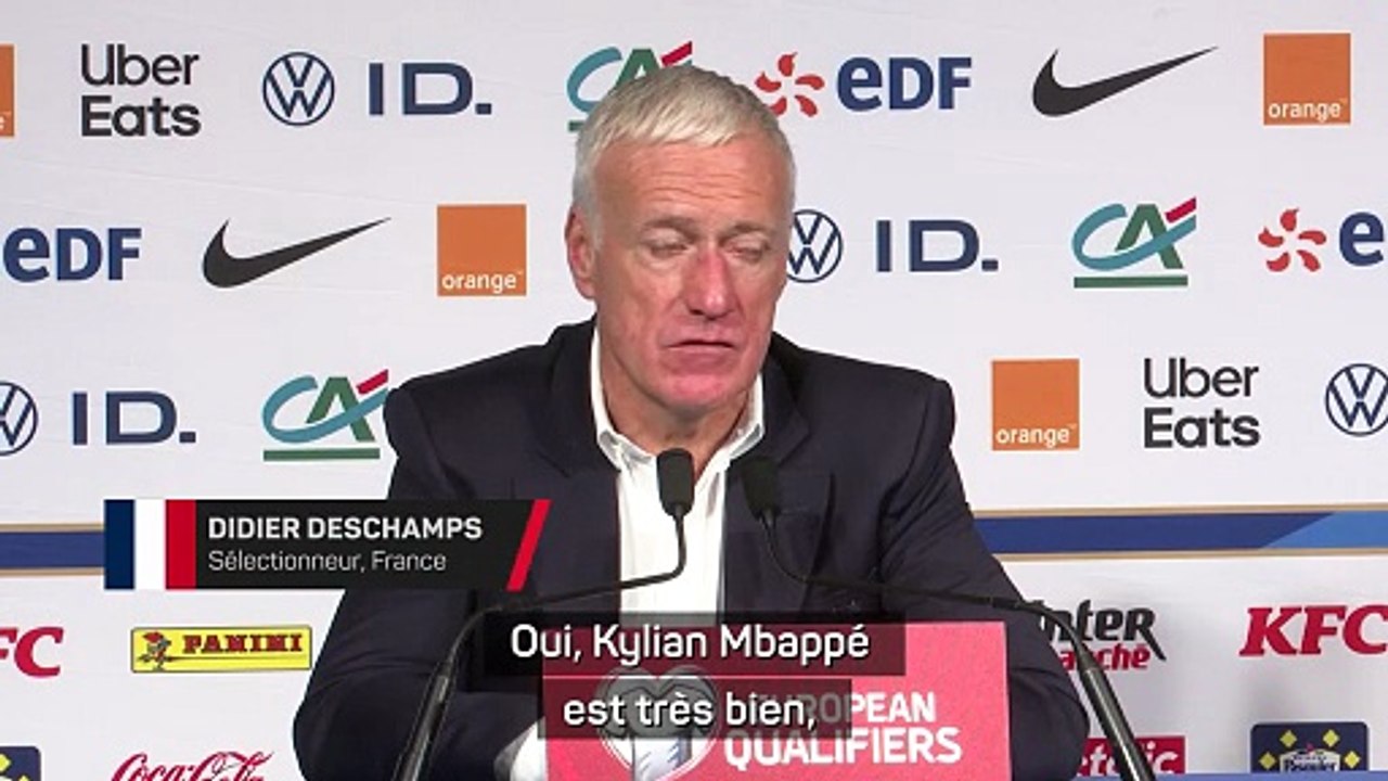 Deschamps : "Pour Kylian, tout est toujours allé très vite"