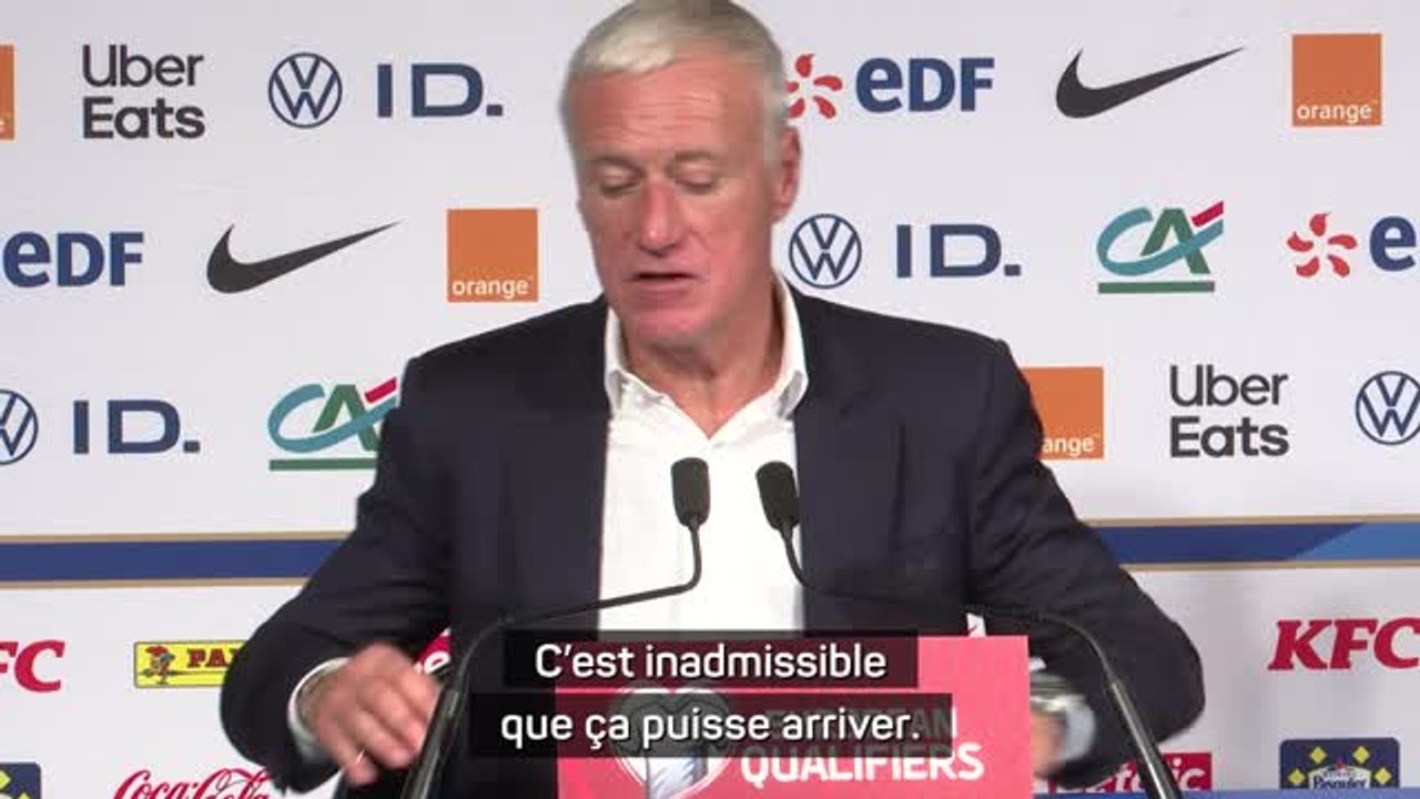 Bleus - Deschamps sur les sifflets à l'encontre de Rabiot : "C’est inadmissible"