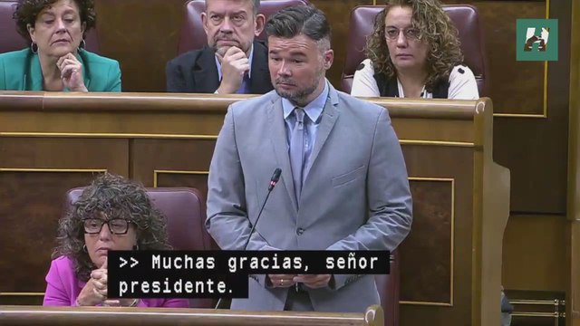 Rufián, a Sánchez: Usted dijo que esta era la legislatura de la vivienda. No se nota