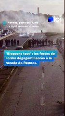 "Bloquons tout" : les forces de l'ordre dégagent l'accès à la rocade de Rennes