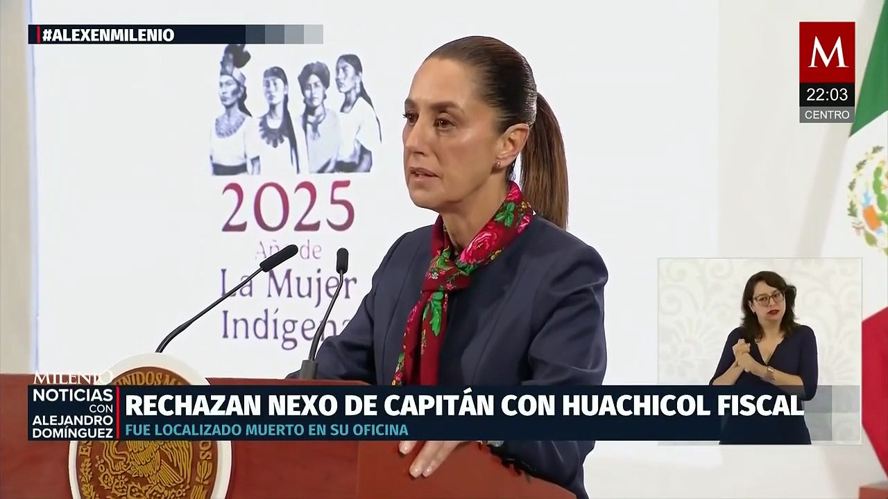 Claudia Sheinbaum descarta vínculo entre muerte de marinos y red de huachicol