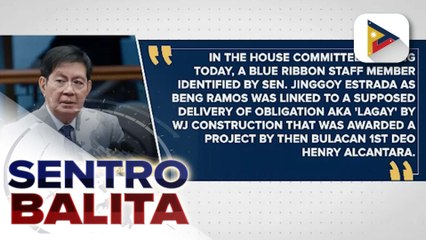 Sen. Lacson, magpapatupad ng internal cleansing sa Senate Blue Ribbon Committee | ulat ni Daniel Manalastas