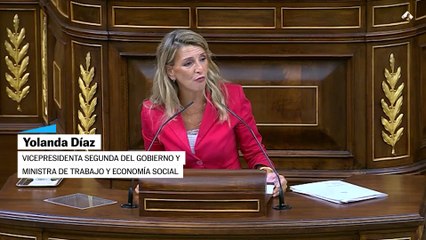Yolanda Díaz: "España está a la vanguardia de Europa en materia de permisos parentales"