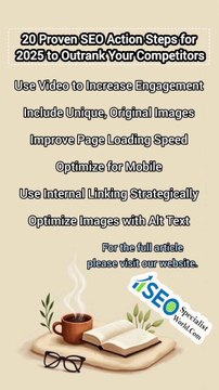 20 Proven SEO Action Steps for 2025 to Outrank Your Competitors