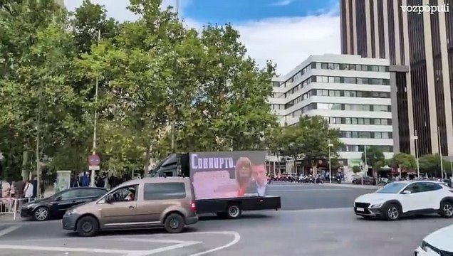 Los camiones de Hazte Oír ya dan vueltas a los juzgados de Plaza Castilla