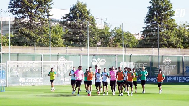 Abde vuelve a entrenar cuatro meses después