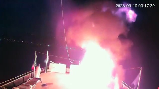 La Global Sumud Flotilla denuncia un segundo ataque con dron contra una de sus embarcaciones