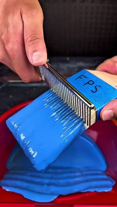 color brush shot video