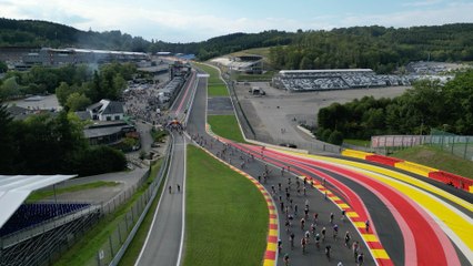 La Wallonie vue du ciel - Le Circuit de Spa-Francorchamps à vélo (Cycl'On Track)