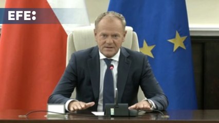 Tusk dice que es la primera vez que se derriban drones rusos en país aliado