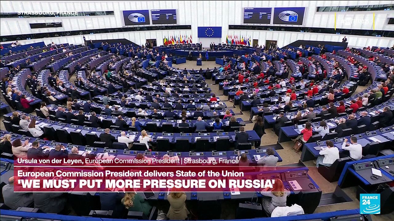 REPLAY: EU chief says Europe must 'fight for its future' in State of the Union address
