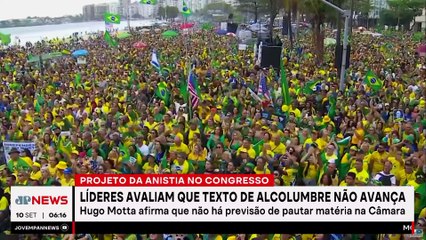 Alcolumbre e Motta não avançam com projeto de anistia no Congresso