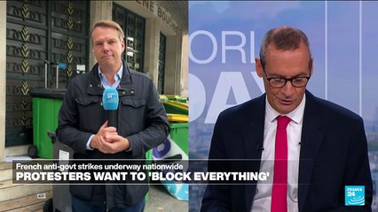 French police arrest nearly 200 as ‘Block Everything’ protests begin