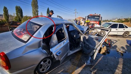 Kırıkkale'de otomobiller çarpıştı: 2 ölü