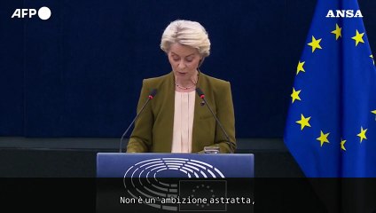 Von der Leyen: "L'Europa difendera' ogni centimetro quadrato del suo territorio"