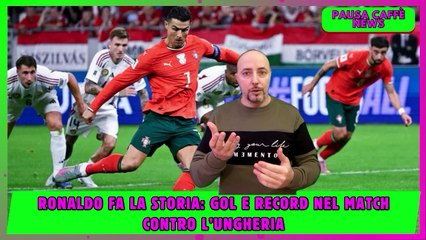 Ronaldo fa la storia gol e record nel match contro l’Ungheria