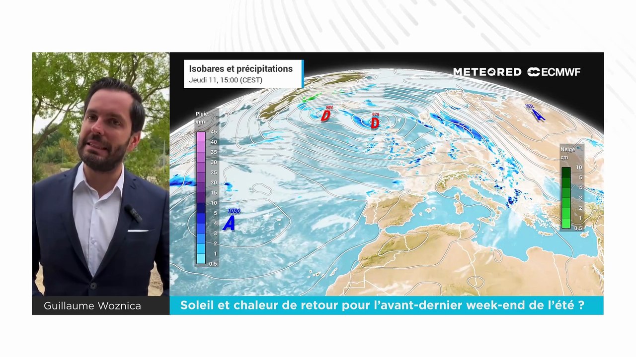 Soleil et chaleur de retour pour l’avant-dernier week-end de l’été ?