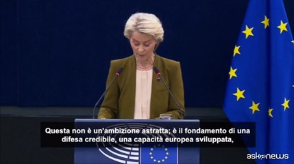 Von der Leyen: l'Europa difenderà ogni centimetro del suo territorio