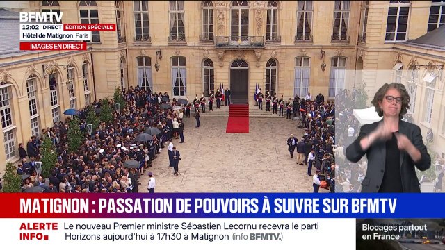 Nouveau Premier ministre: Sébastien Lecornu est arrivé à Matignon pour la passation de pouvoirs avec François Bayrou