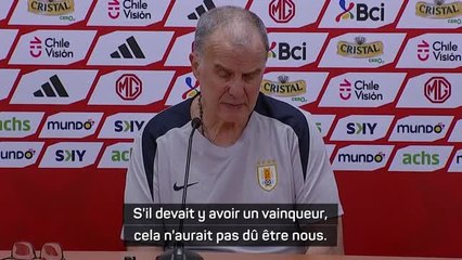 Uruguay - Bielsa : "S'il devait y avoir un vainqueur, cela n'aurait pas dû être nous"