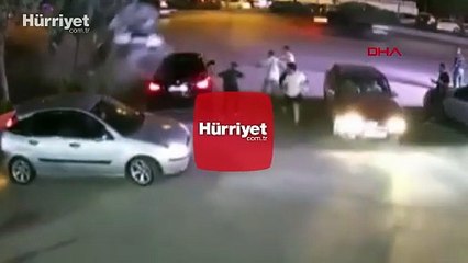 Ankara'da film gibi kaza! Uçan araba dehşet saçtı