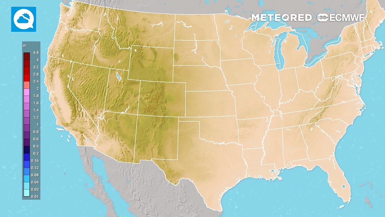 The northwest and southeast corners of the country will be wet on Wednesday.