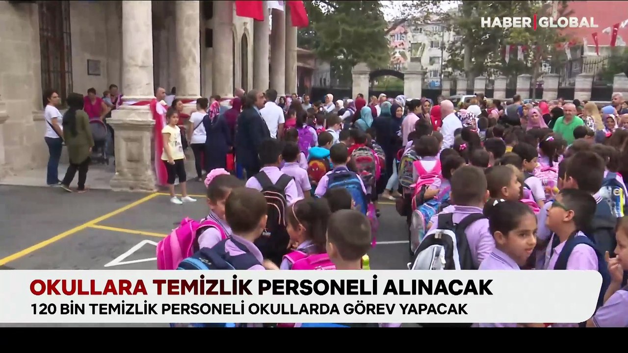 Okullara temizlik personeli alınacak: 120 bin temizlik personeli okullarda görev yapacak