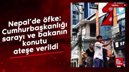 Nepal’de öfke: Cumhurbaşkanlığı sarayı ve bakanın konutu ateşe verildi