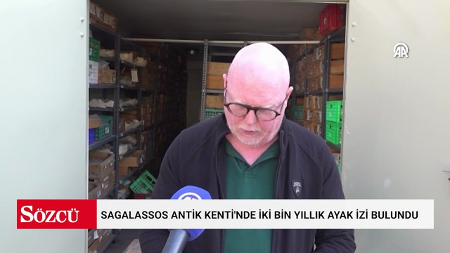 Sagalassos Antik Kenti'nde iki bin yıllık ayak izi bulundu