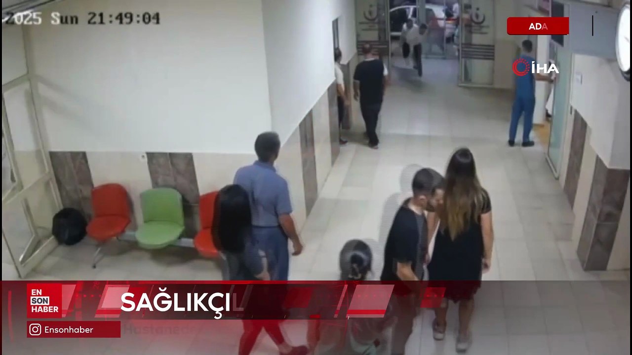 Adana’da sağlıkçılara saldırıp yumruk atan şüpheli tutuklandı