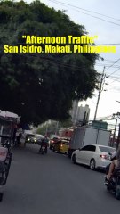 Afternoon Traffic in Edison Street, Makati City, Philippines