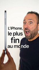 🚀 Apple dévoile l’iPhone Air, le smartphone le plus fin au monde.