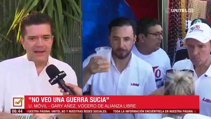 Gary Áñez como vocero de Libre confirma que asistirán a encuentro