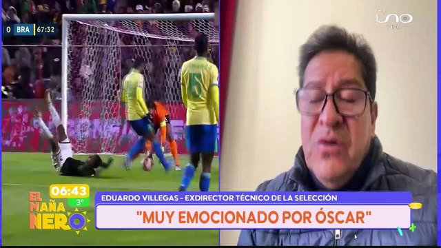 EDUARDO VILLEGAS EXDIRECTOR TECNICO DE LA SELECCION