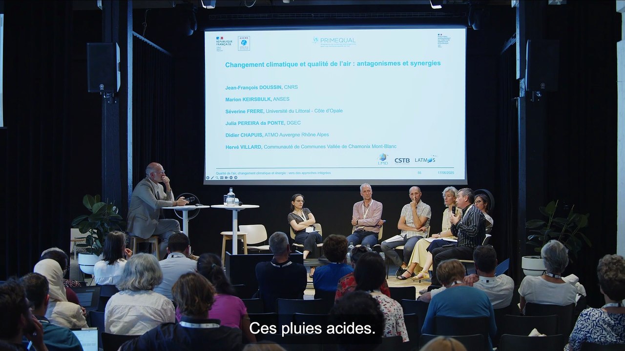 Replay Primequal 2025 - Qualité de l'air, changement climatique et énergie : vers des approches intégrées – Table-ronde « Changement climatique et qualité de l’air : antagonismes et synergies »