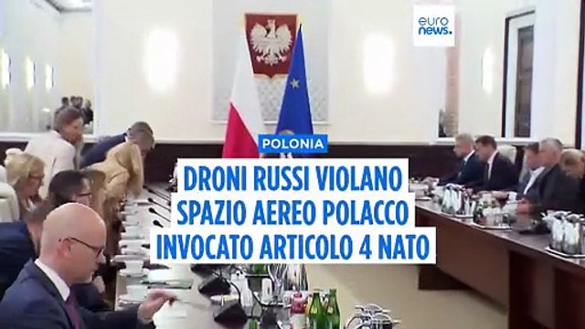 La Polonia abbatte droni russi entrati nello spazio aereo: È aggressione , in azione jet italiani
