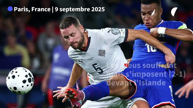 Mondial-2026: la France bat difficilement l'Islande 2-1