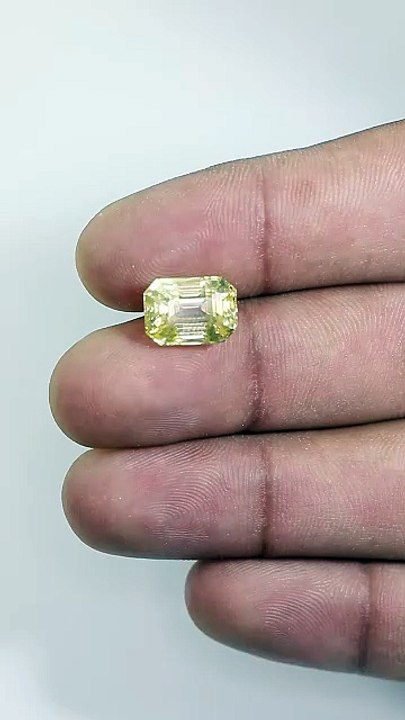 Radiant Emerald-Cut Yellow Sapphire