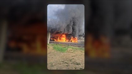 Mouvement du 10 septembre : à Rennes, un bus pillé et incendié sous un pont